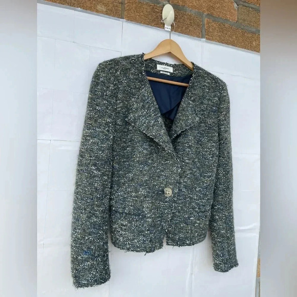 ETOILE ISABEL MARANT Orson Single-Button Tweed Jacket size 40/8 - Picture 7 of 17